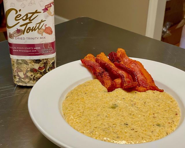 Savory Yellow Grits! - Allen Rainwater – C'est Tout Trinity Mix
